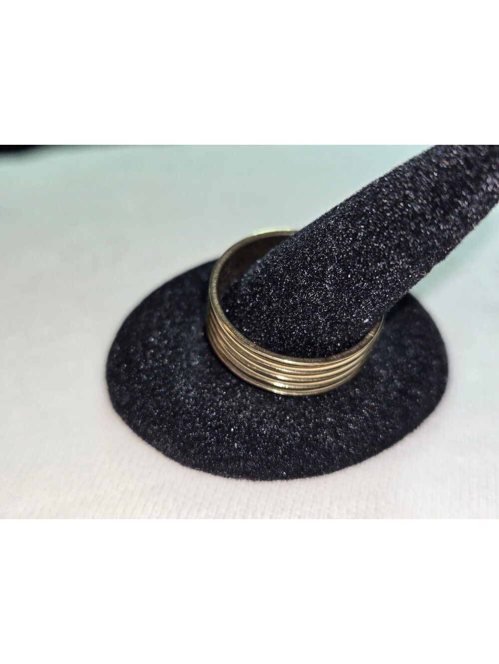 New Gold Women's Contemporary Love Ring Size 10